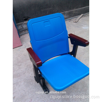 Flip up spector chair seating blow modling plastic seat chair BLM-6211